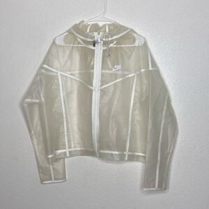 NIKE Women’s Transparent Running Jacket Size L